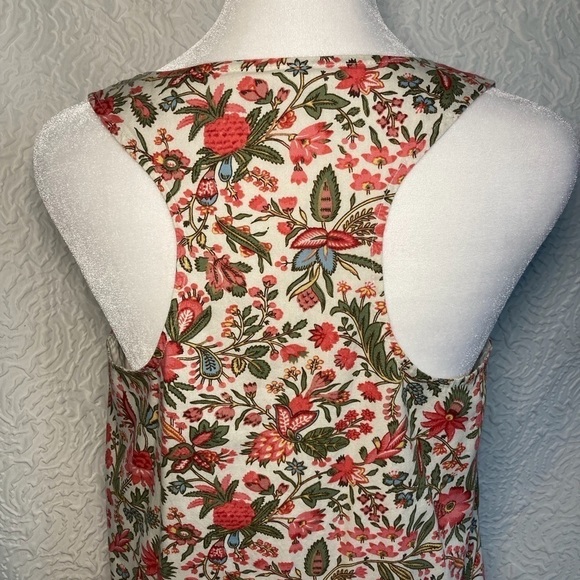 Madewell Floral Mini Dress - Red and Green - Picture 12 of 16